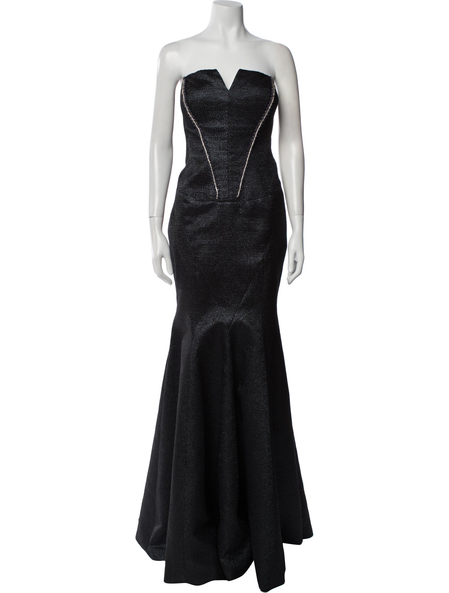 John Paul Ataker Strapless Long Dress w/ Tags