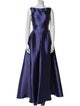 John Paul Ataker Bateau Neckline Long Dress