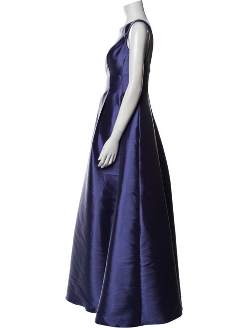 John Paul Ataker Bateau Neckline Long Dress