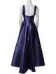 John Paul Ataker Bateau Neckline Long Dress