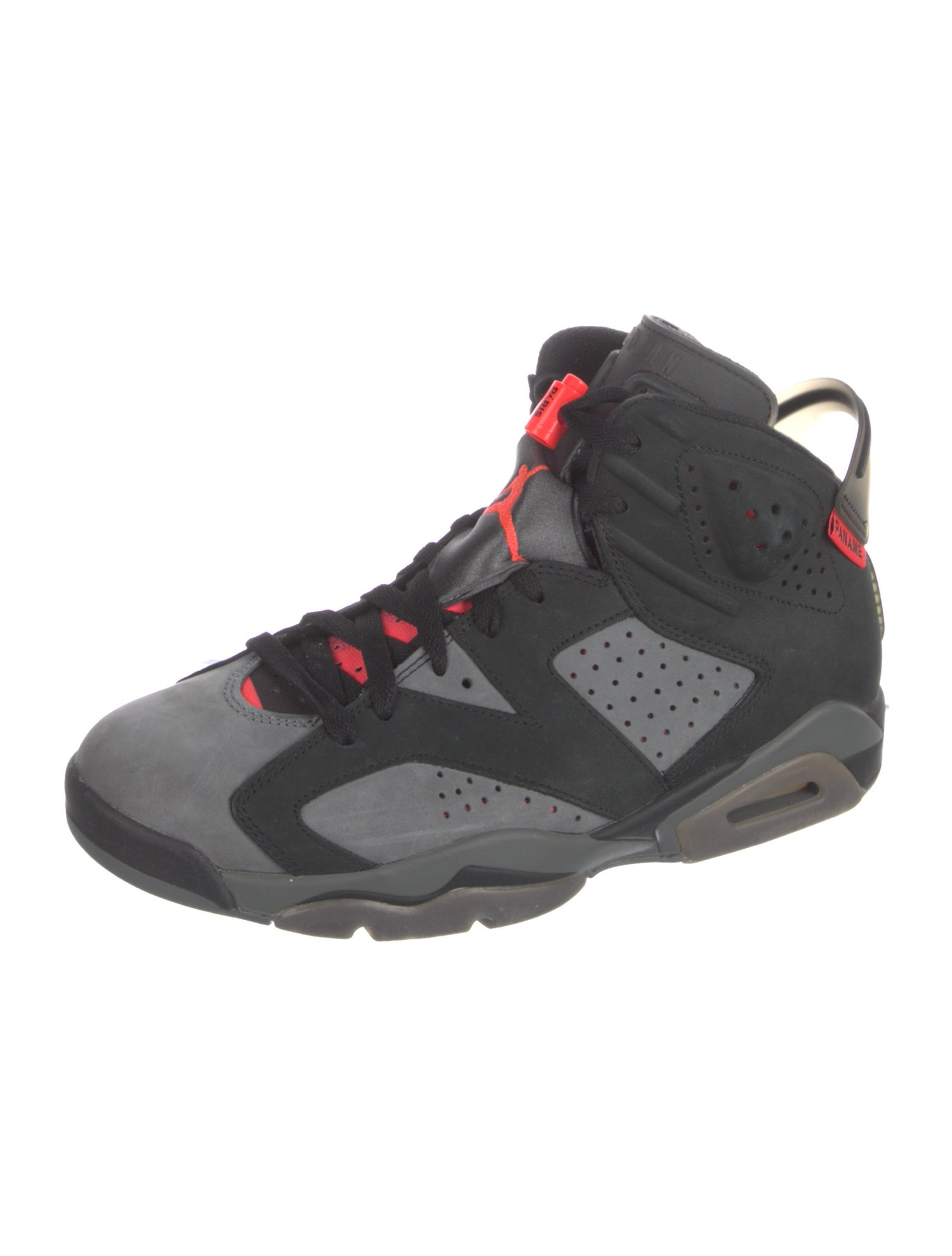 Jordan x Paris Saint Germain Leather Printed Sneakers