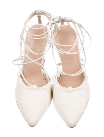 Jacquemus Portofino Ankle-Wrap Pumps