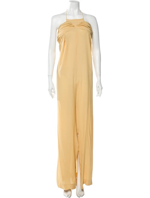 Jacquemus Wide Leg Pants Yellow