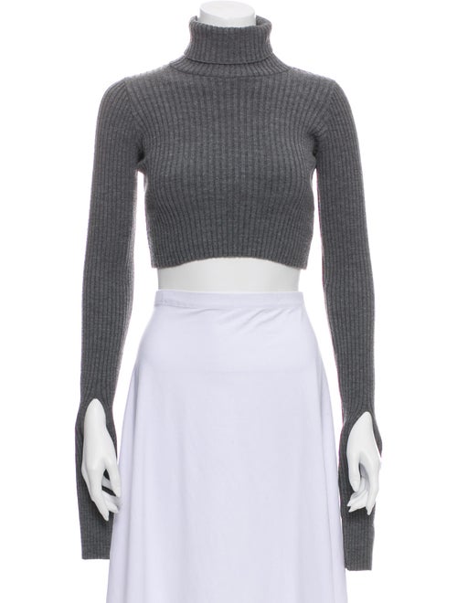 Jacquemus Turtleneck Sweater Grey