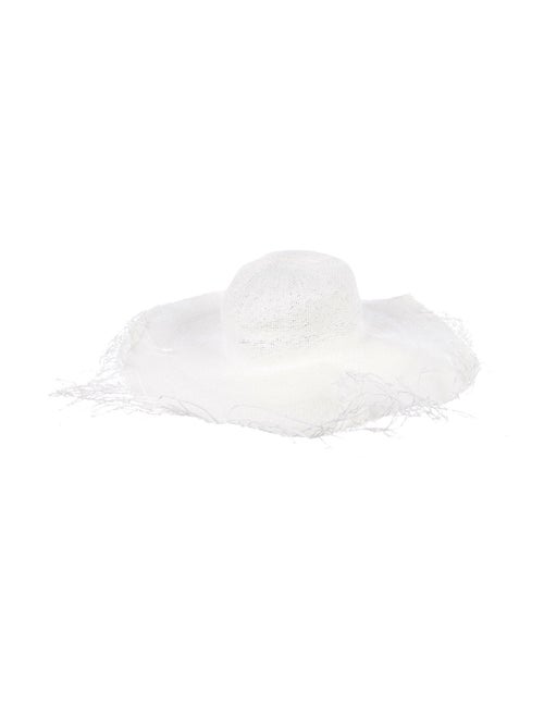 Jacquemus Straw Sun Hat White