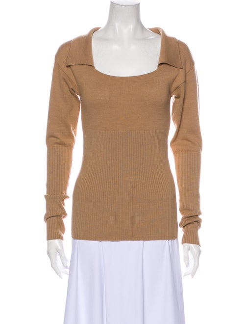 Jacquemus Wool Square Neckline Sweater Wool
