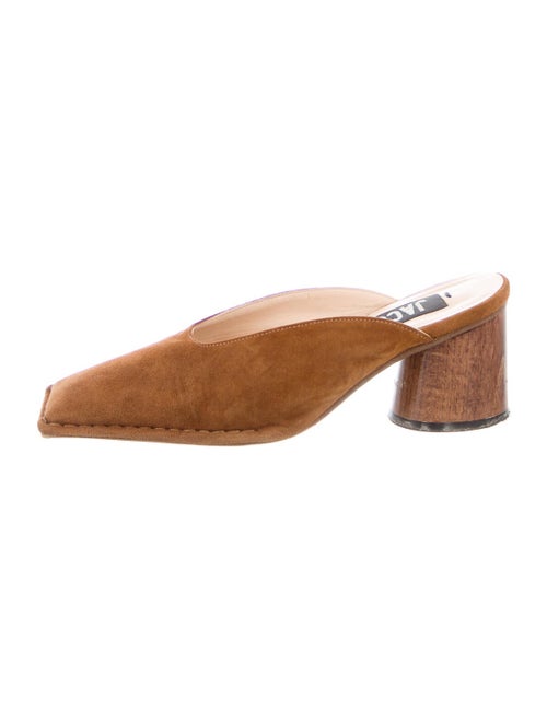 Jacquemus Suede Mules Brown