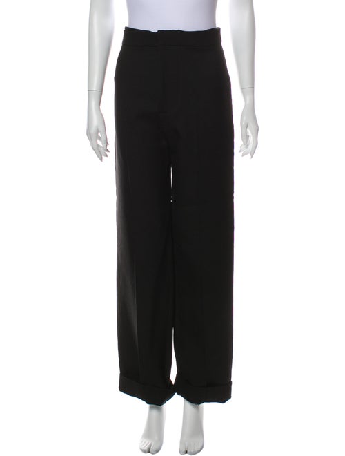 Jacquemus Wide Leg Pants Black