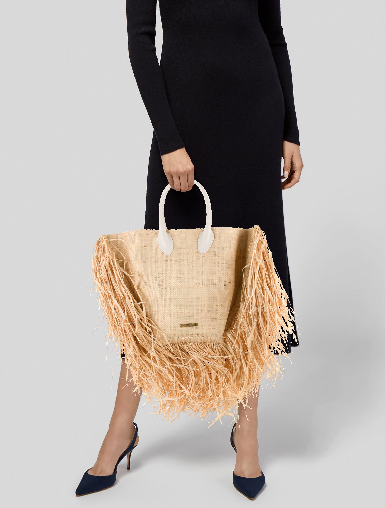 Jacquemus Straw Tote Bag Neutrals Totes, Handbags WJQ29651 The