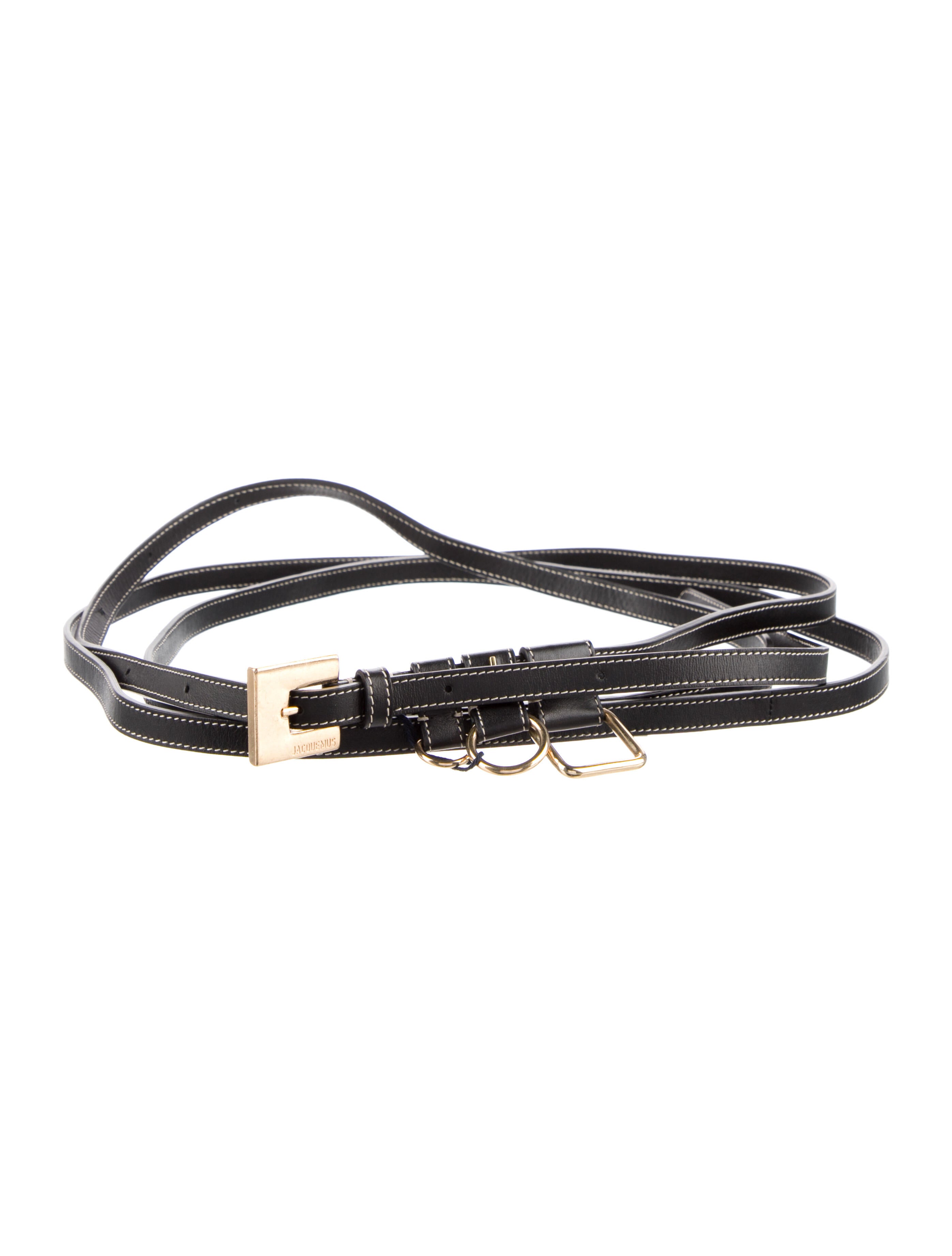 【関税＆送料込み】Jacquemus Belts JACQUEMUS The Salon leather belt | NET-A-PORTER