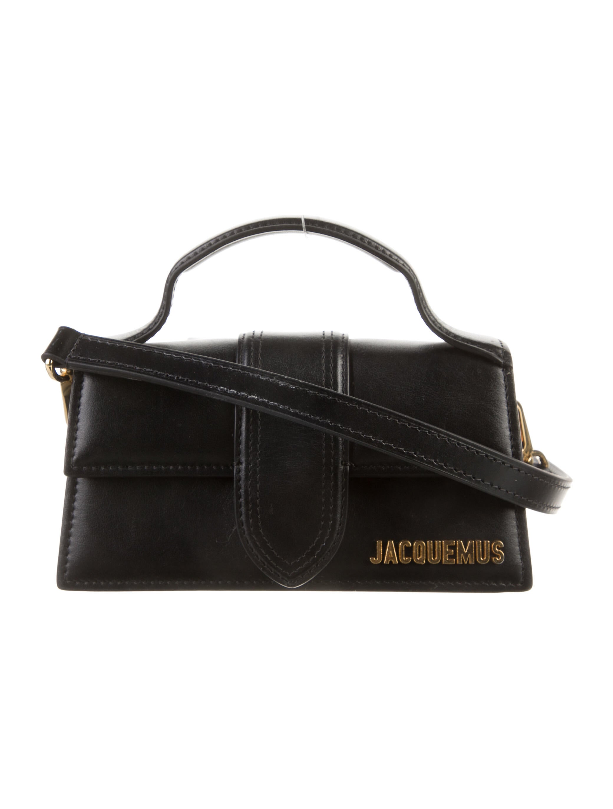 Jacquemus Leather Crossbody Bag Black Mini Bags, Handbags WJQ35143 The RealReal