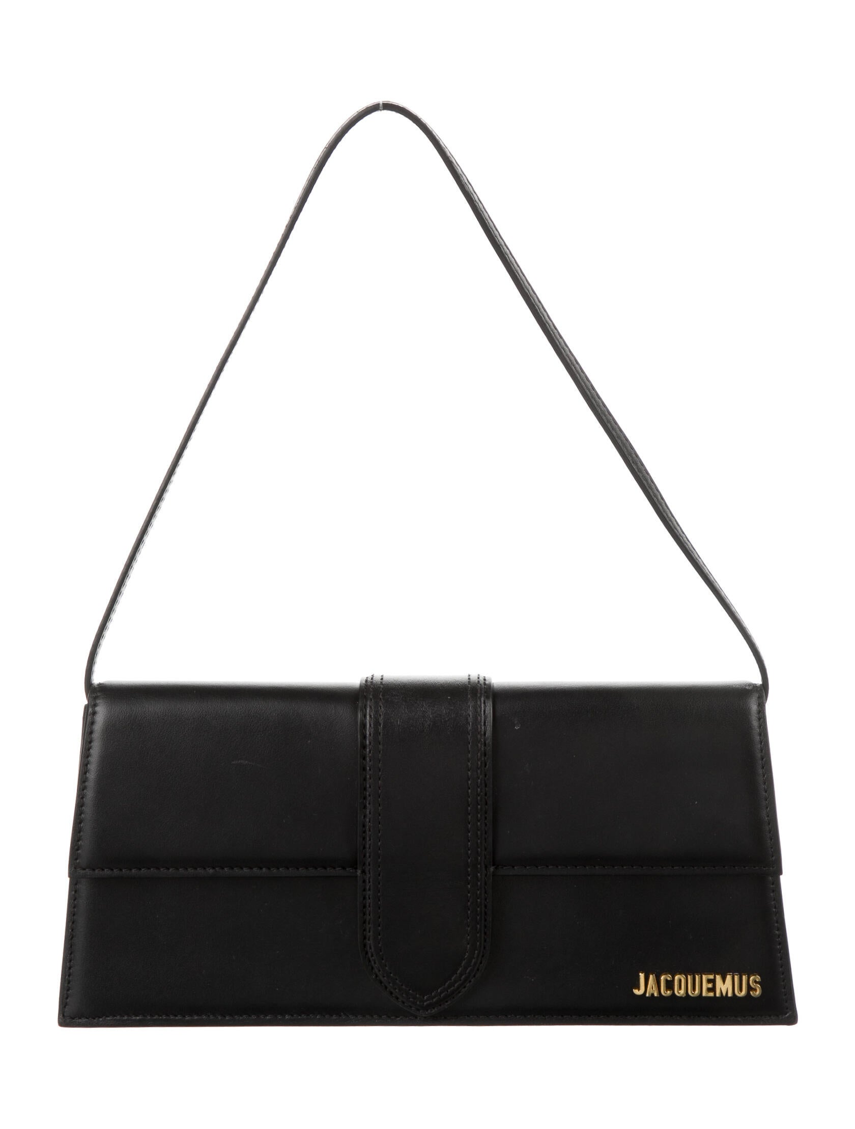 Jacquemus Jacquemus Le Bambino Long Shoulder Bag Black Shoulder Bags