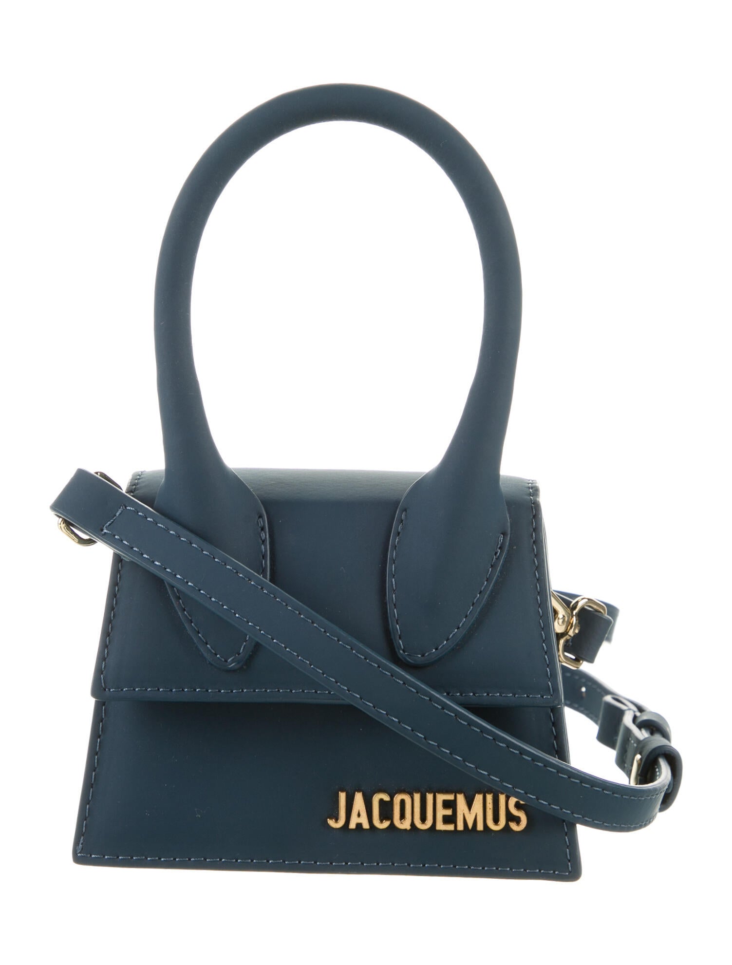 Jacquemus Leather Chiquito Bag Blue Mini Bags, Handbags WJQ33135