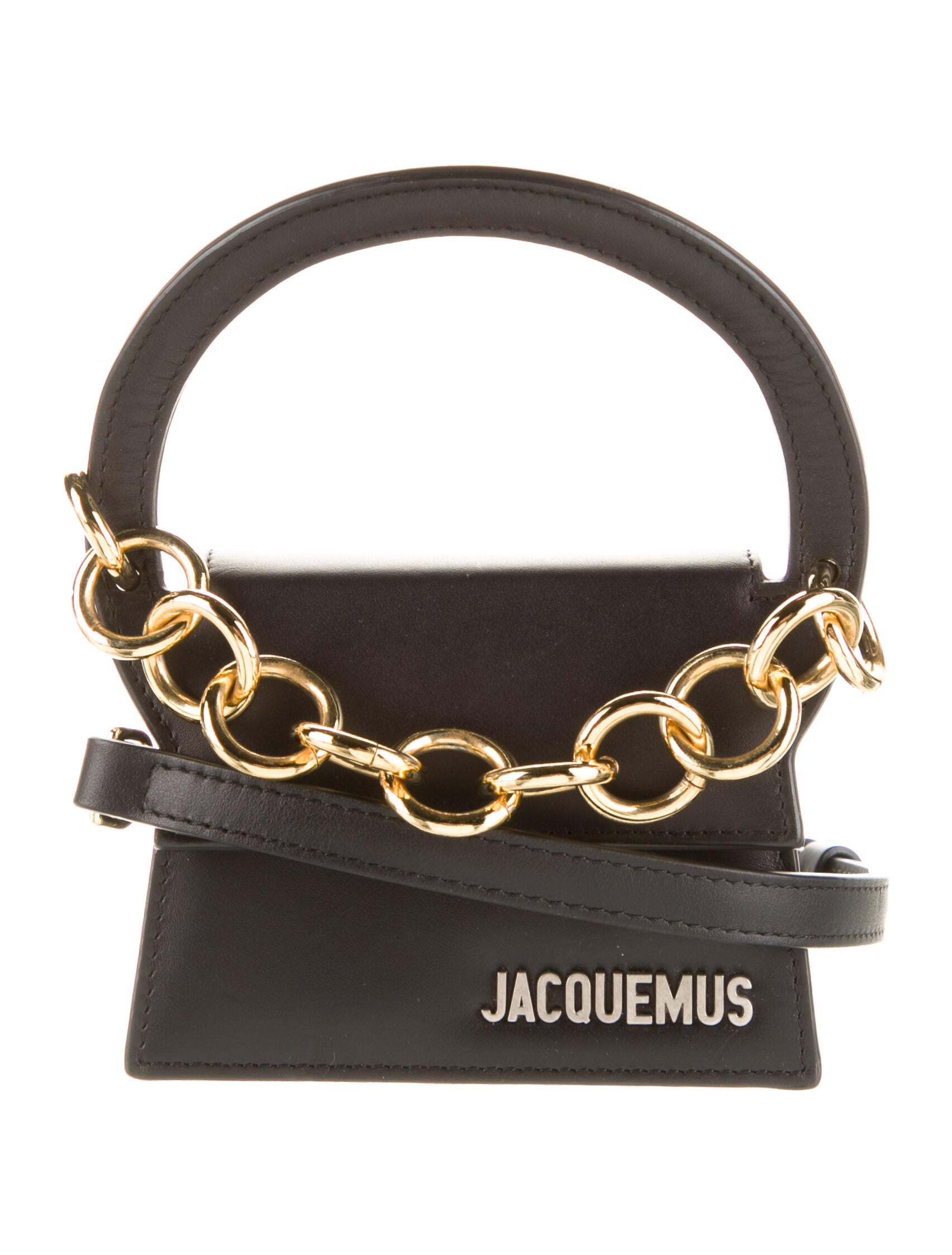 Jacquemus Leather Mini Bag Black Mini Bags, Handbags WJQ39247 The