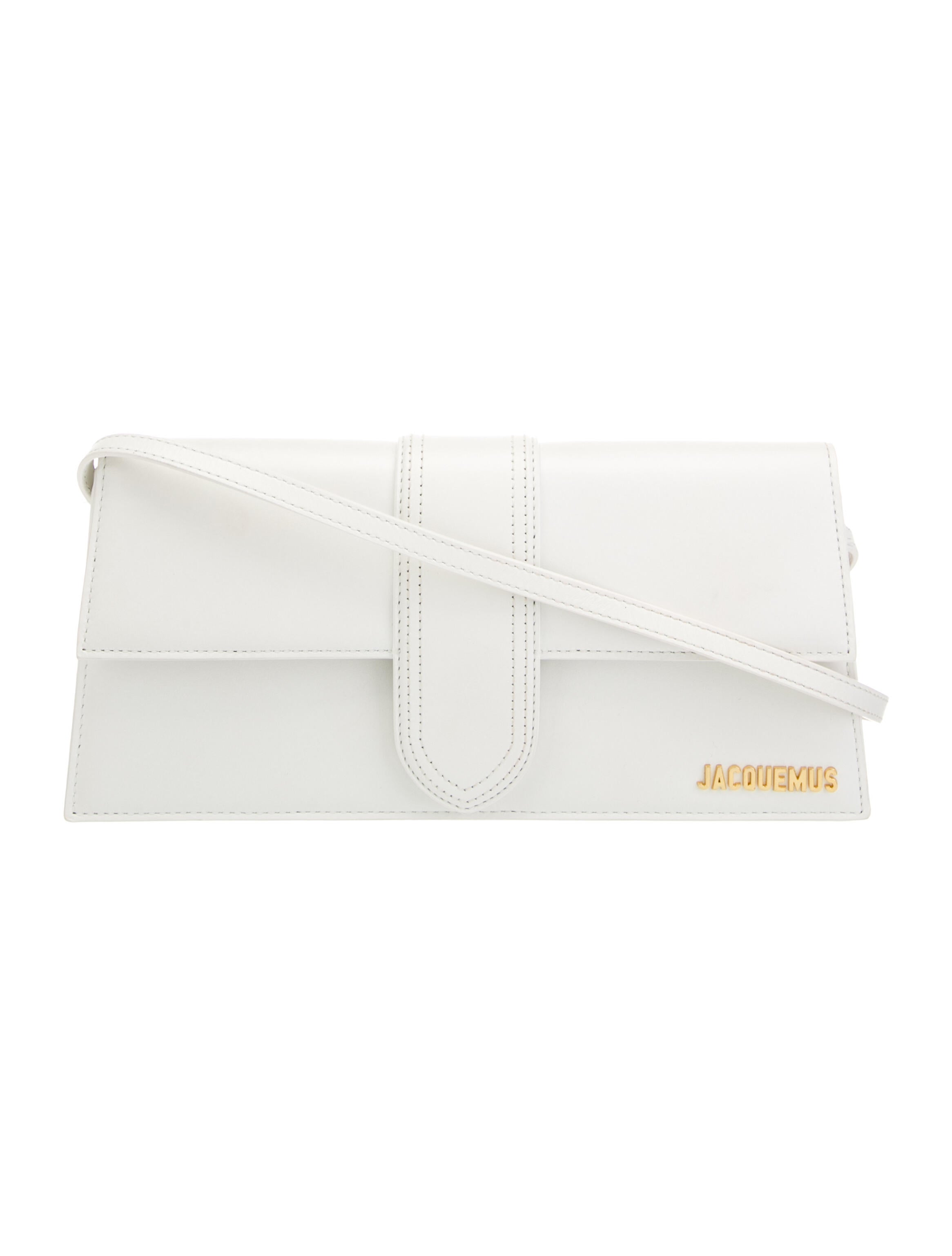 Jacquemus Leather Shoulder Bag White Shoulder Bags, Handbags