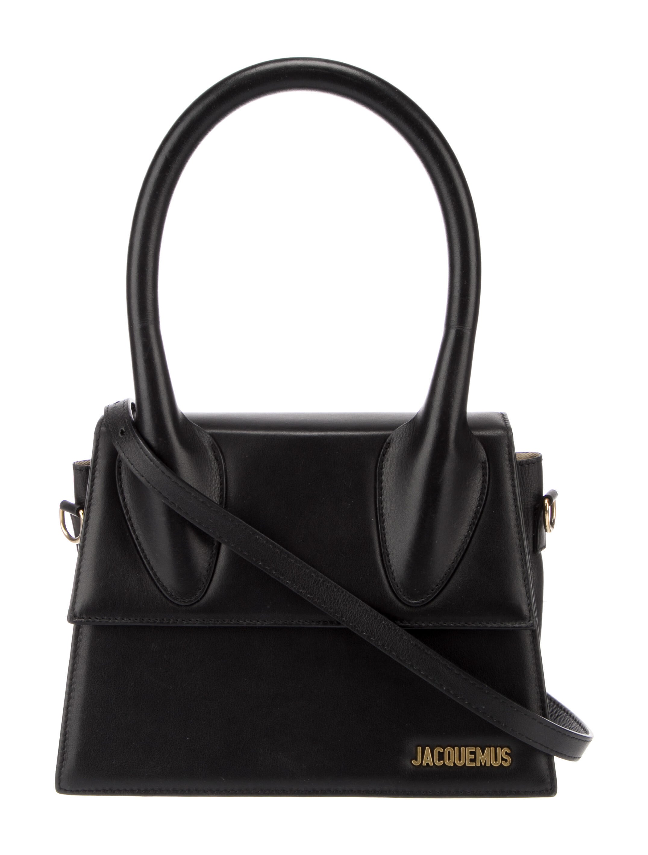 Jacquemus Leather Crossbody Bag Black Crossbody Bags, Handbags WJQ42046 The RealReal