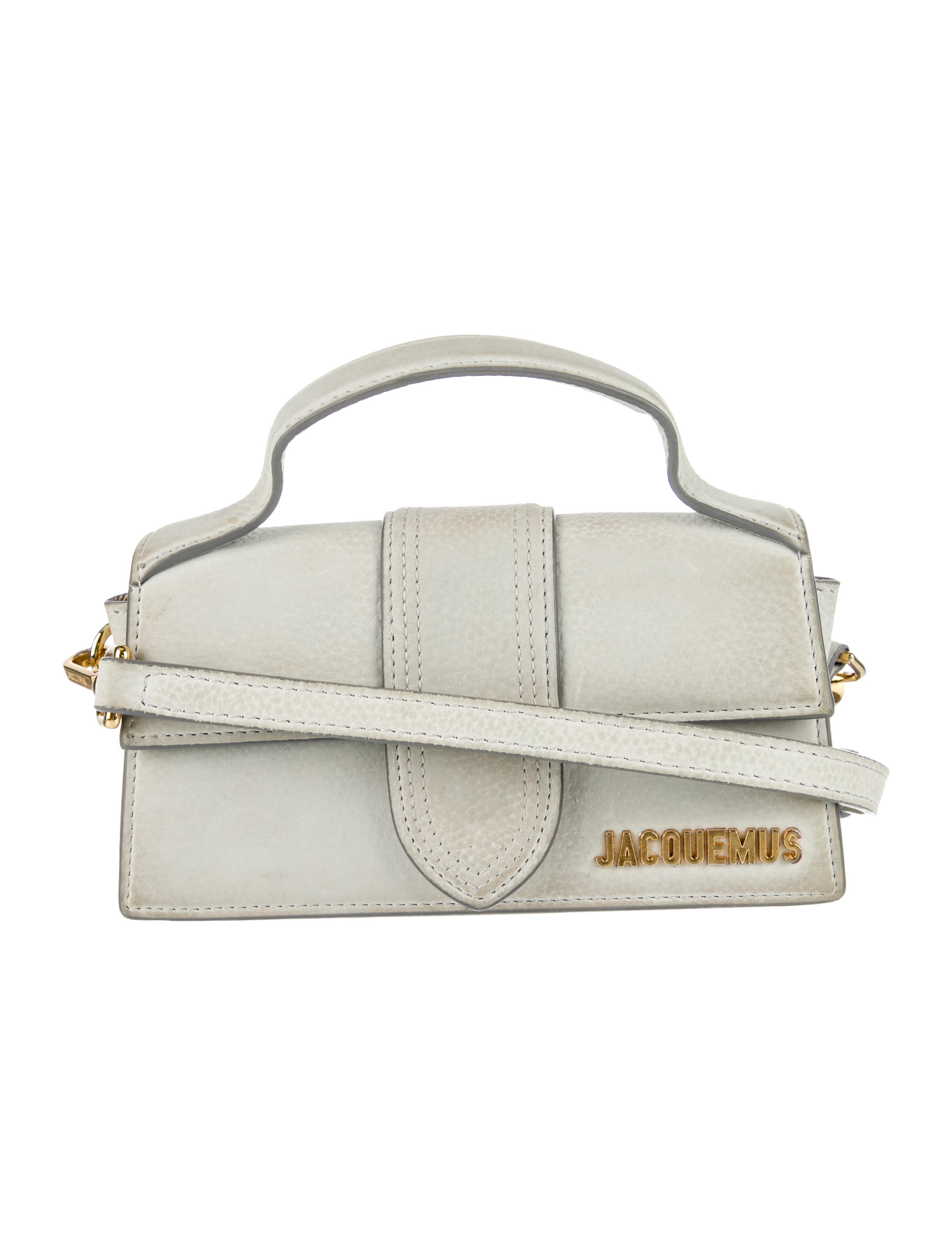 Jacquemus Leather Crossbody Bag Blue Crossbody Bags, Handbags