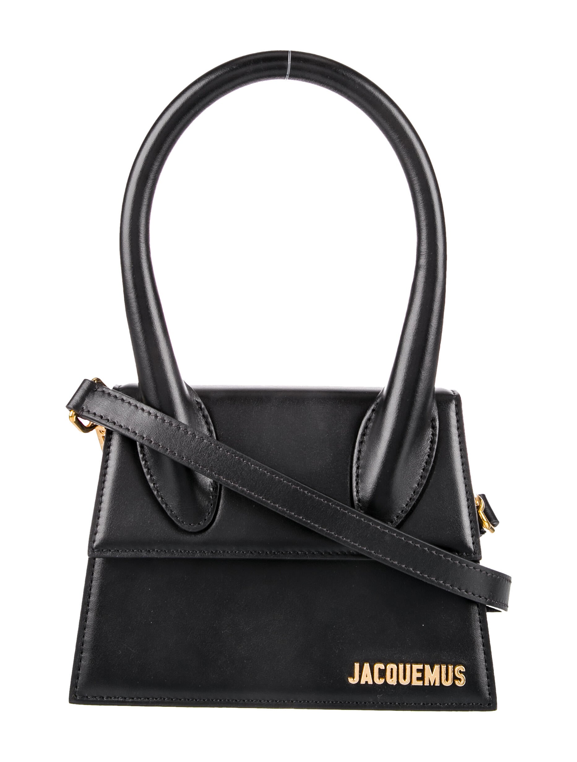 Jacquemus Leather Crossbody Bag Black Mini Bags, Handbags WJQ42426 The RealReal