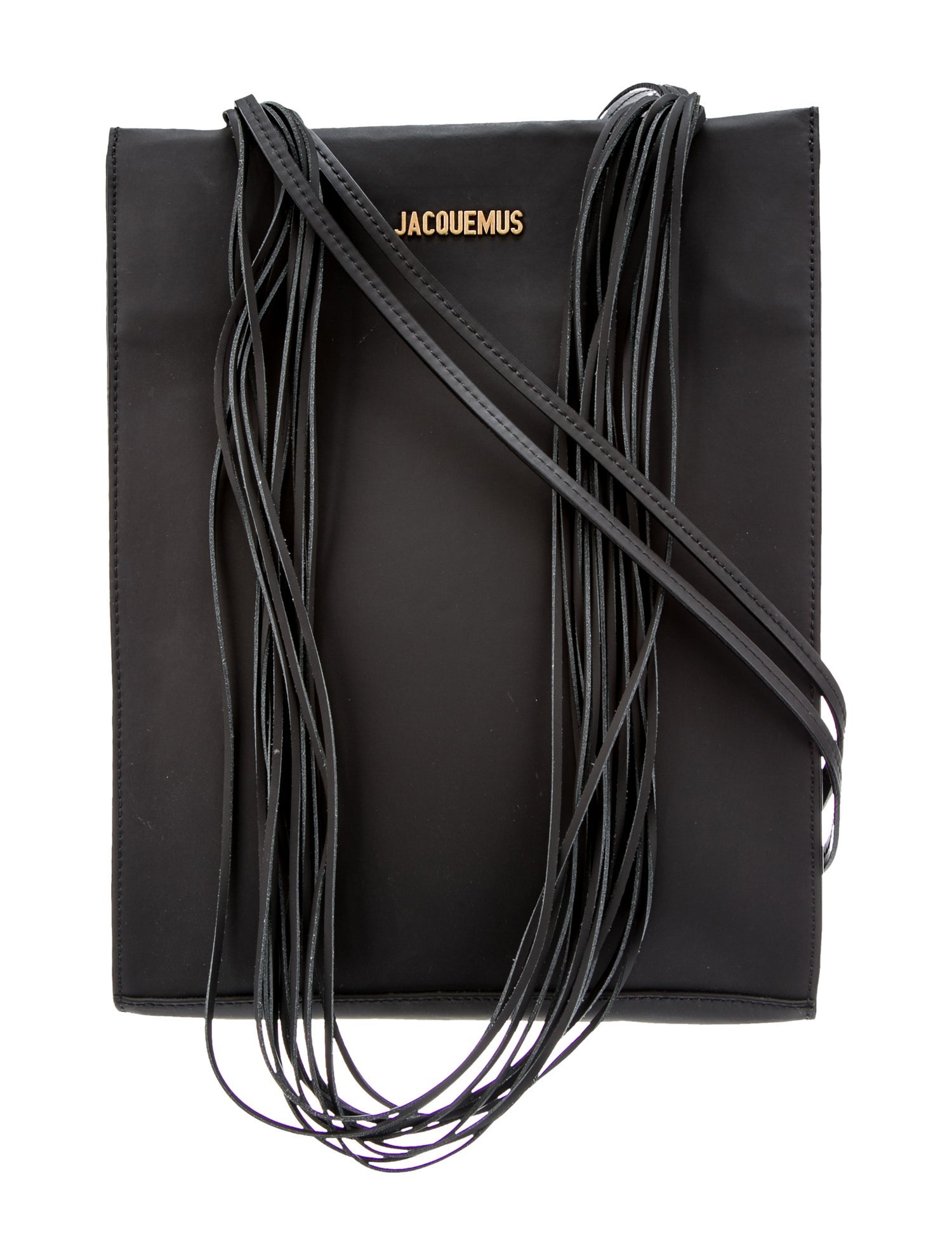 Jacquemus Leather Shoulder Bag Black Shoulder Bags, Handbags