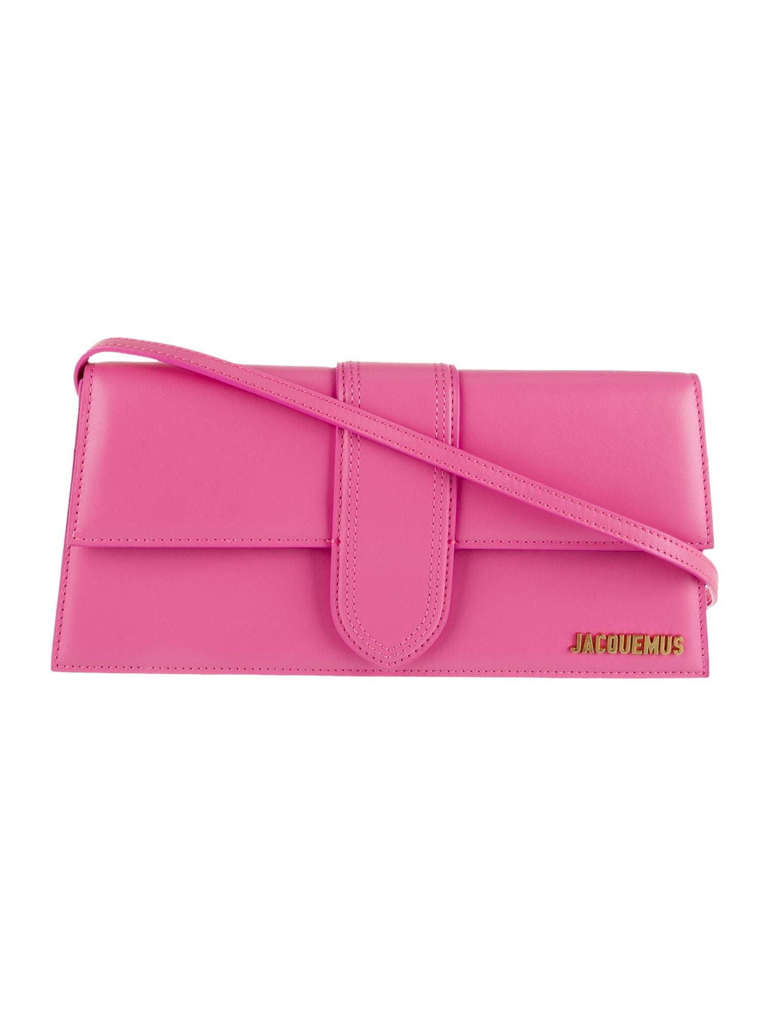 Jacquemus Leather Shoulder Bag Pink Shoulder Bags, Handbags