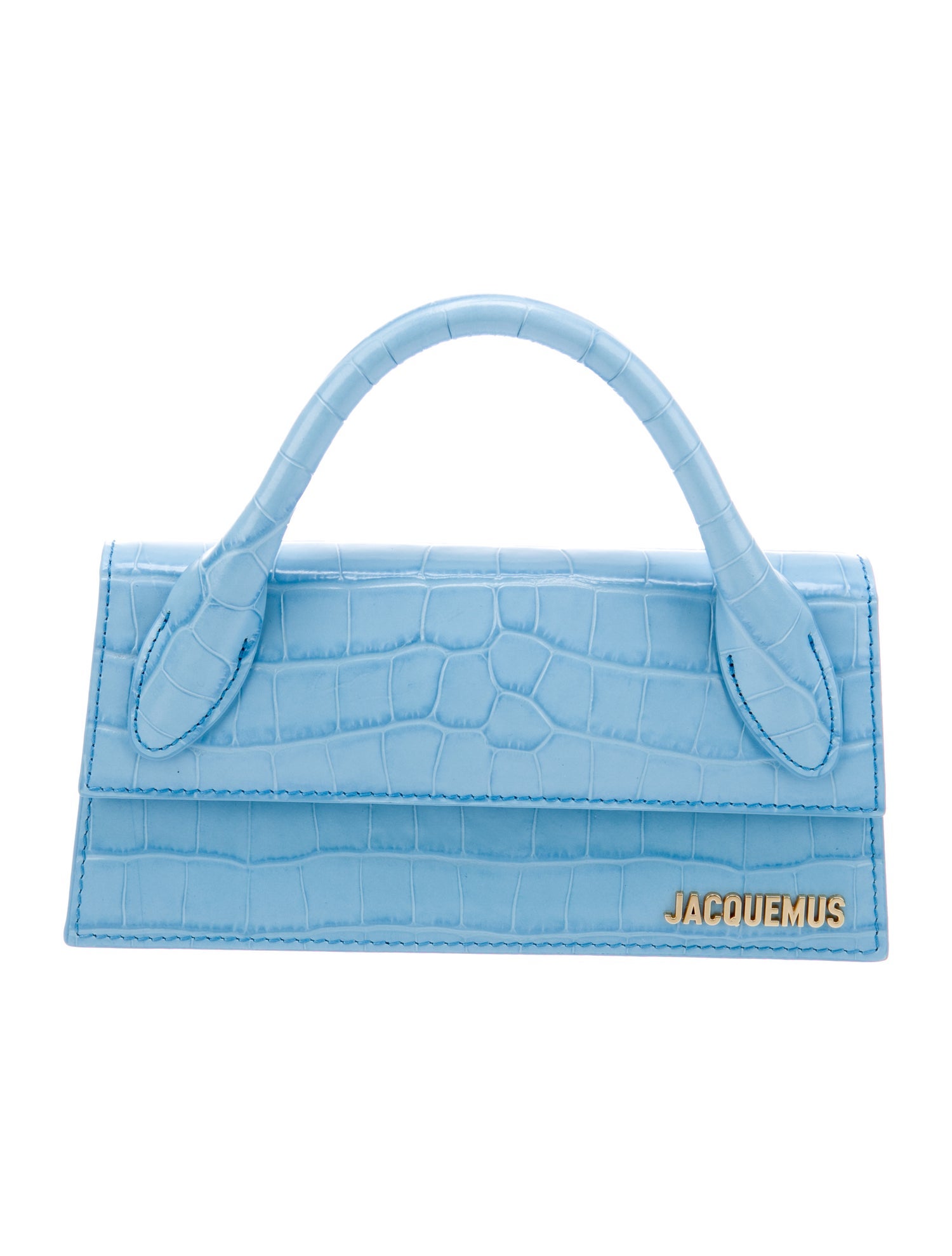 Jacquemus Le Chiquito Long Crossbody Bag w/Tags Blue Crossbody Bags