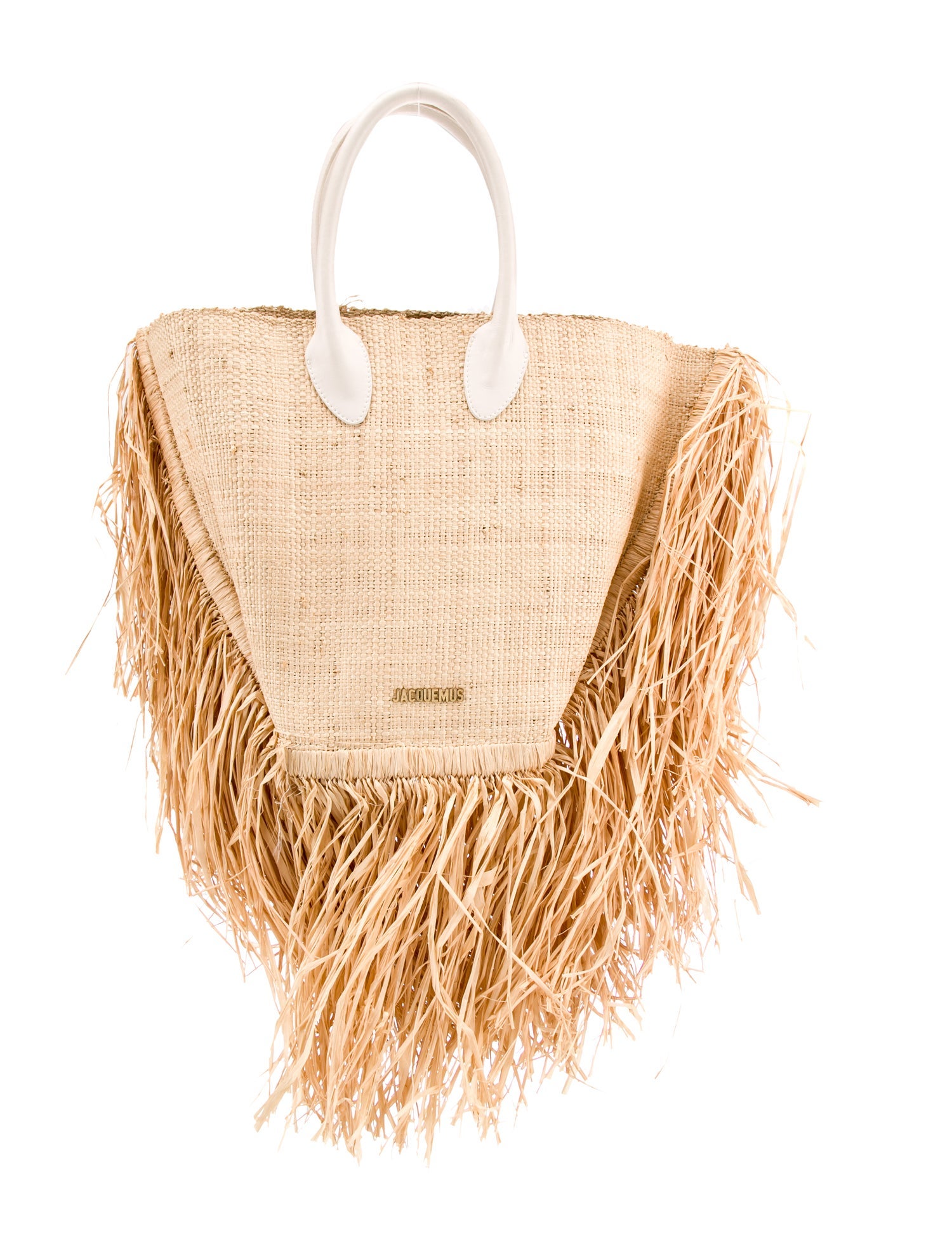 Jacquemus Straw Tote Bag Neutrals Totes, Handbags WJQ46786 The