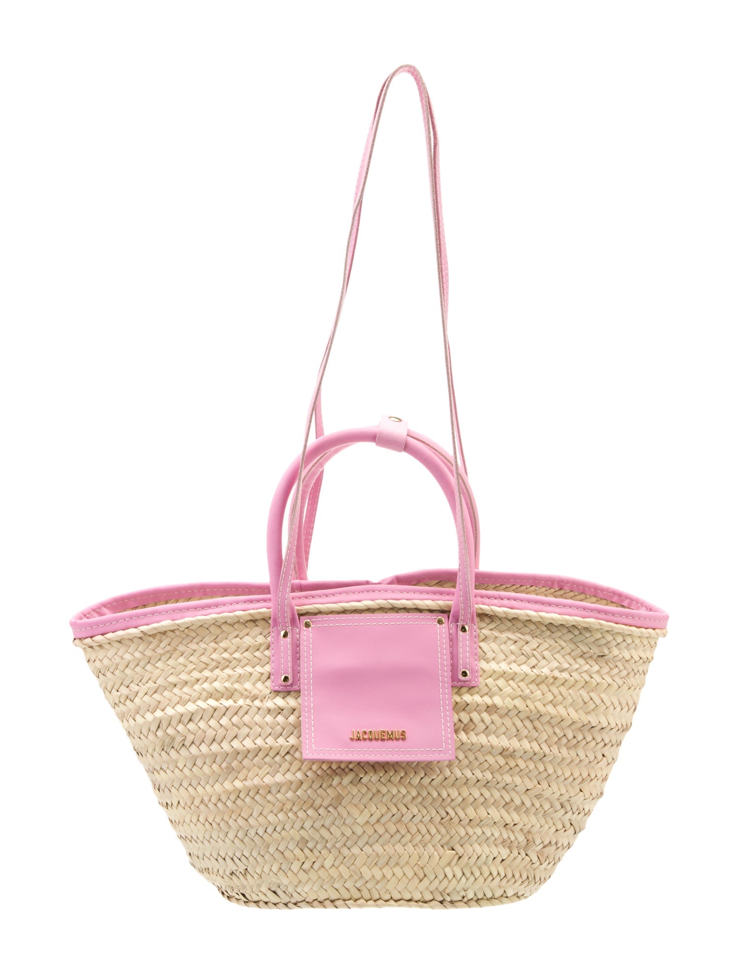 Jacquemus Straw Tote Bag Neutrals Totes, Handbags WJQ46995 The