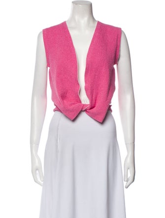 Jacquemus Bateau Neckline Sleeveless Crop Top