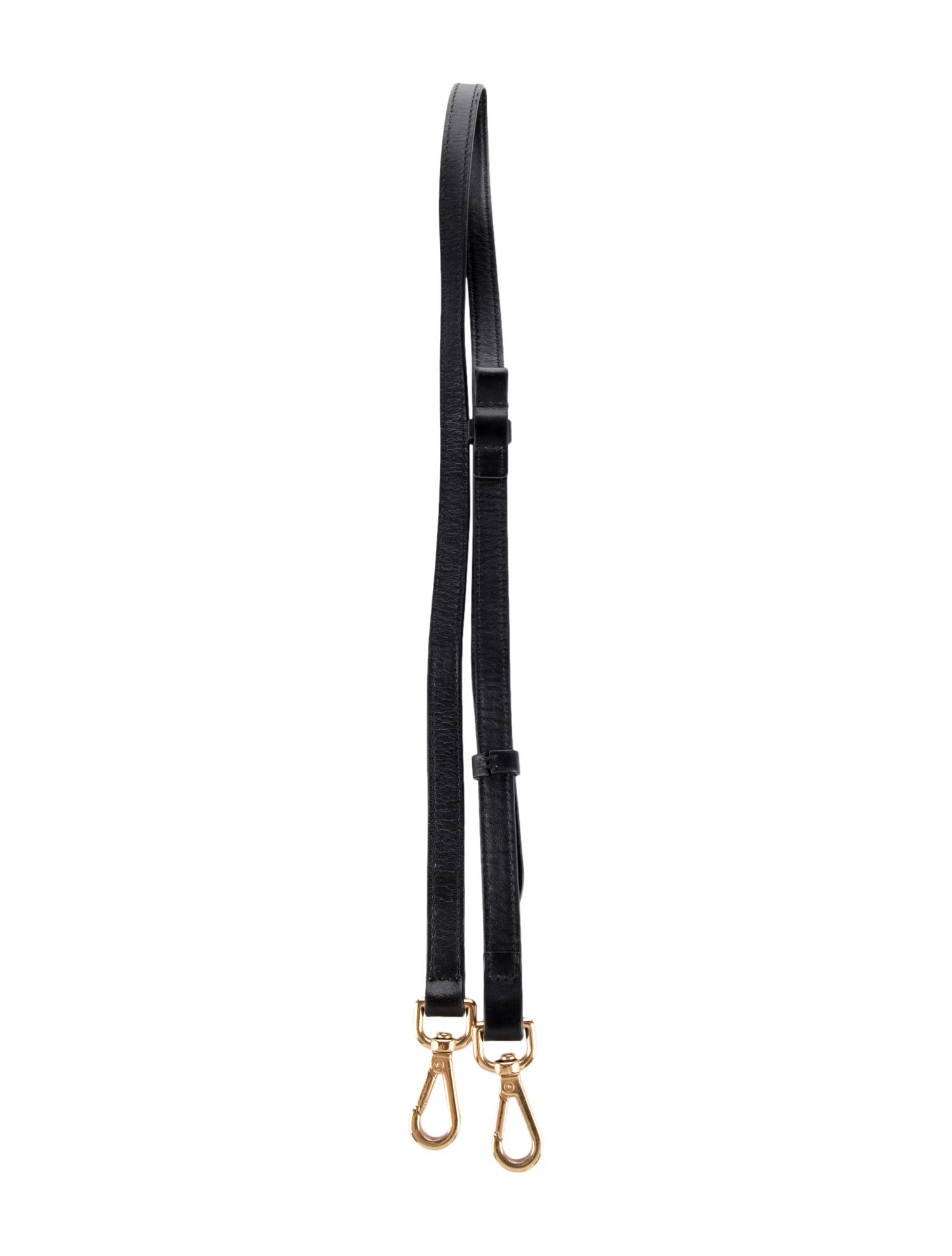 Jacquemus Adjustable Leather Handbag Strap - Black Bag