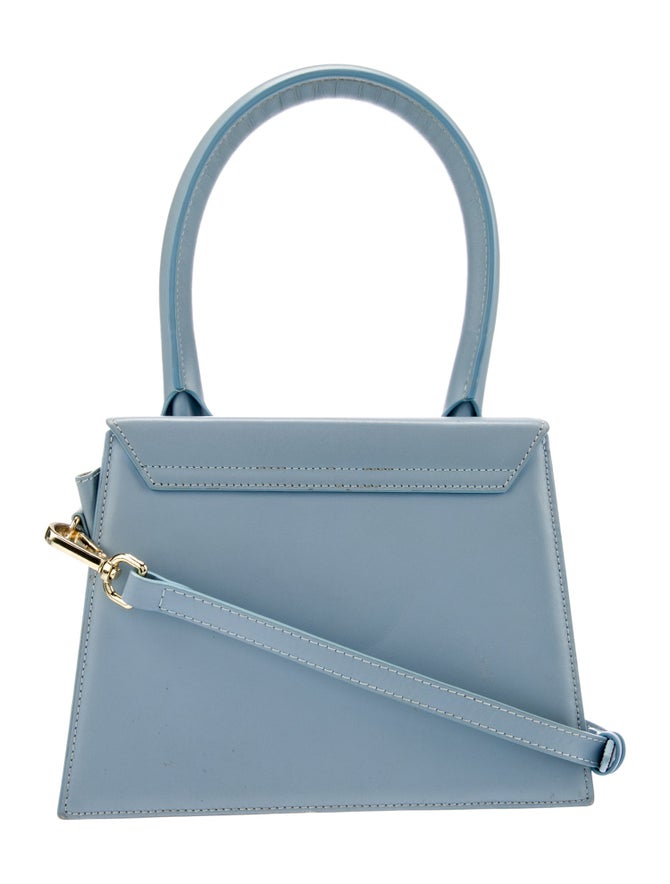 Jacquemus Leather Crossbody Bag Blue Crossbody Bags, Handbags