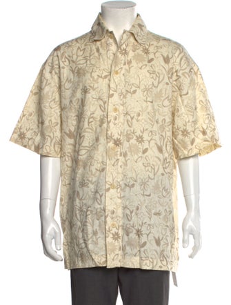 Jacquemus Floral Print Short Sleeve Shirt