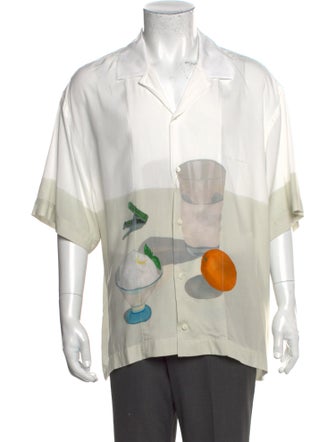 Jacquemus Graphic Print Short Sleeve Shirt