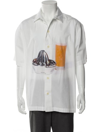 Jacquemus Graphic Print Short Sleeve Shirt