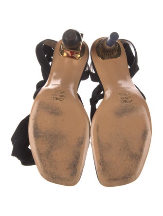 Jacquemus Canvas Gladiator Sandals