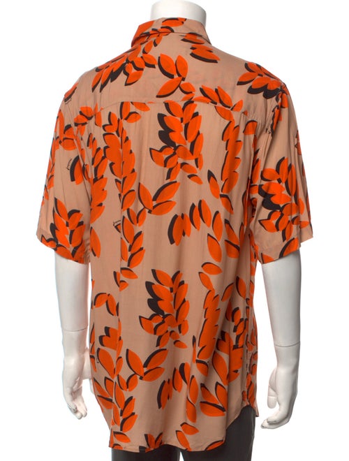 Jacquemus Floral Print Short Sleeve Shirt