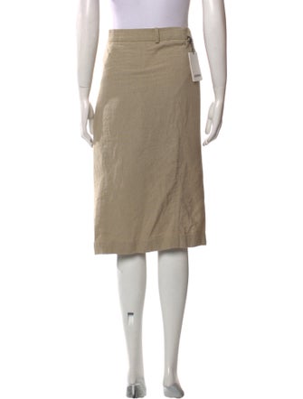 Jacquemus Linen Knee-Length Skirt