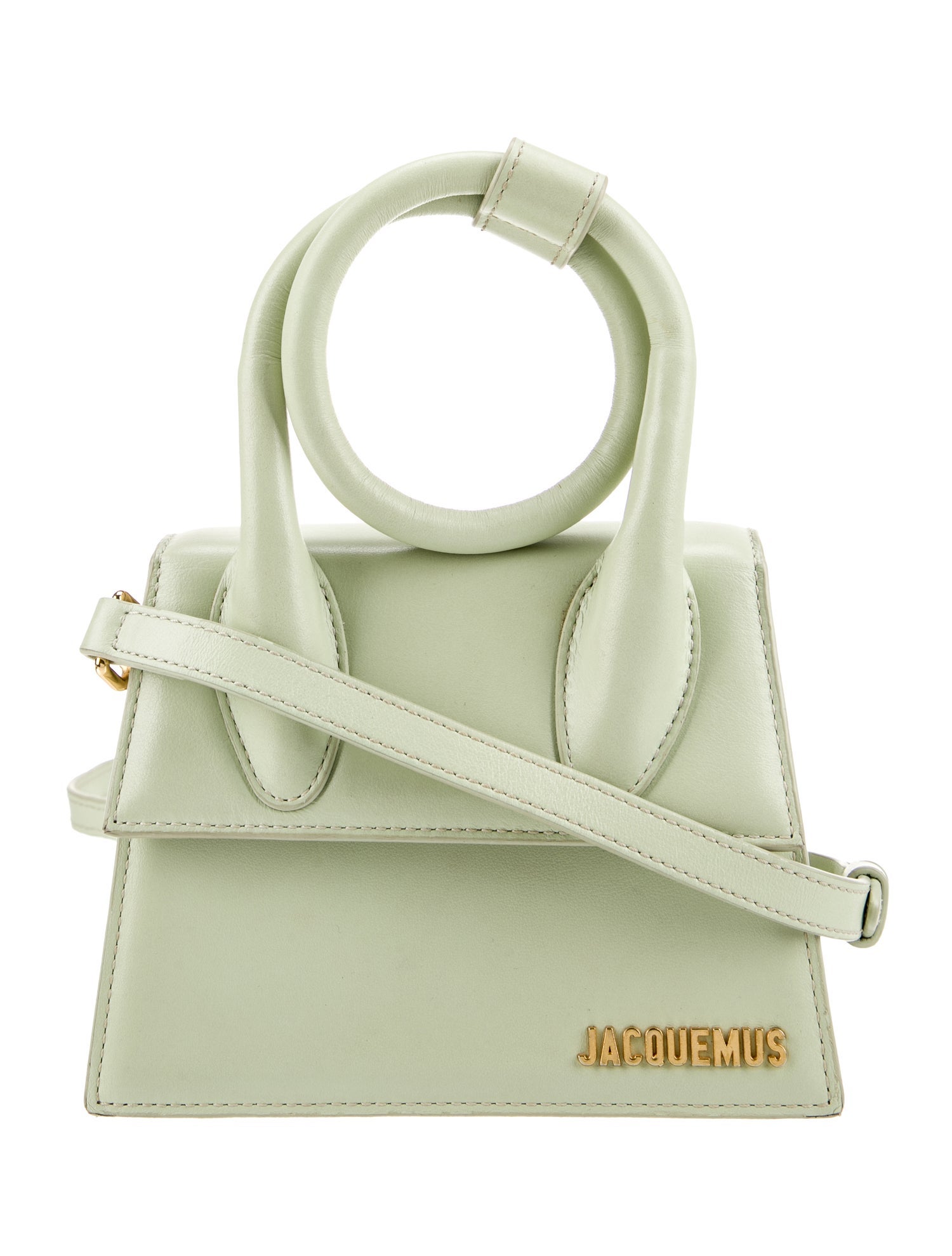 Jacquemus Leather Top Handle Bag