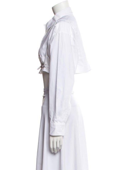Jacquemus Long Sleeve Crop Top