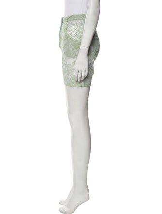 Jacquemus Lace Pattern Mini Shorts