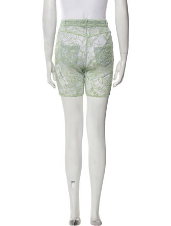 Jacquemus Lace Pattern Mini Shorts