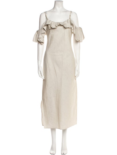 Jacquemus Square Neckline Long Dress
