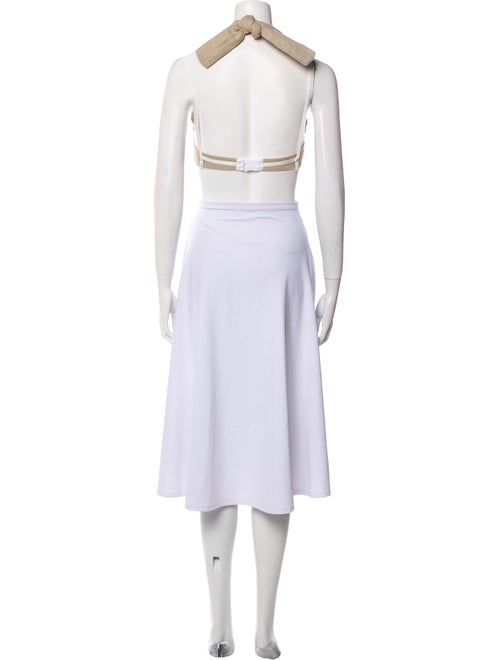 Jacquemus Linen Square Neckline Crop Top