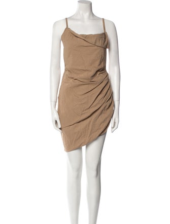 Jacquemus Square Neckline Knee-Length Dress