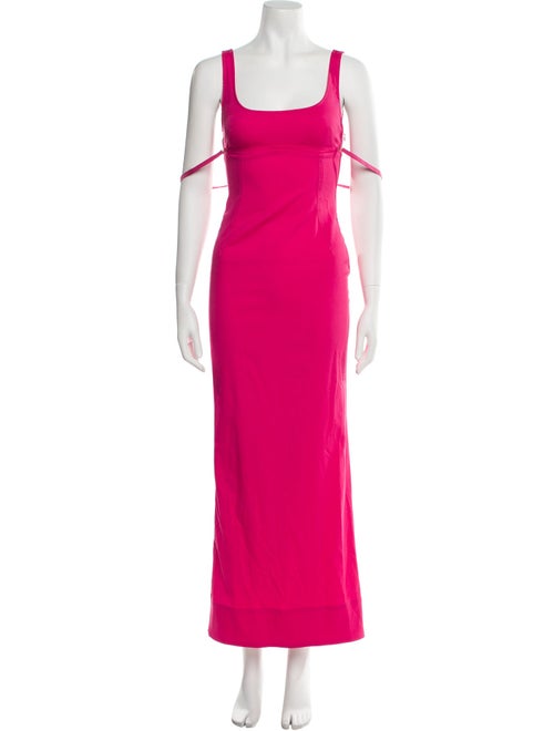 Jacquemus Square Neckline Long Dress