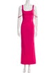 Jacquemus Square Neckline Long Dress
