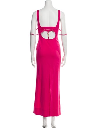 Jacquemus Square Neckline Long Dress