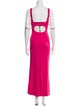 Jacquemus Square Neckline Long Dress