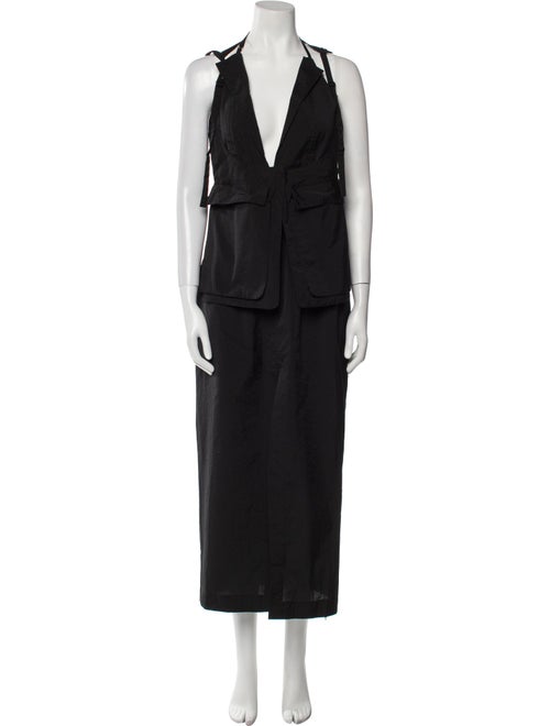 Jacquemus V-Neck Long Dress