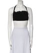 Jacquemus Halterneck Sleeveless Crop Top