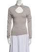 Jacquemus Merino Wool Cowl Neck Sweatshirt